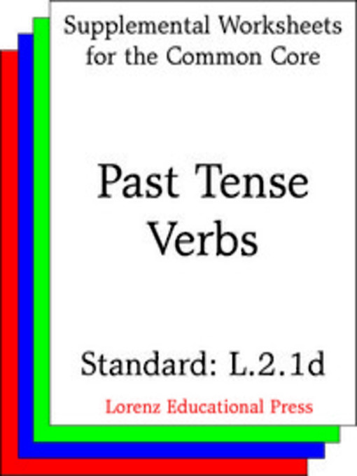 Cover image for CCSS L.2.1d Past Tense Verbs